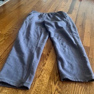 Grayish blue sweatpants